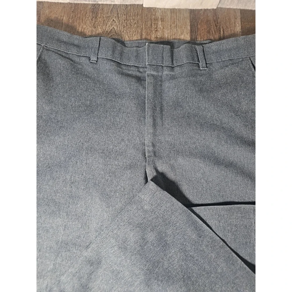 Vtg Levi's Action Slacks Mens Gray Dress Pants Business Casual Trousers 35x31